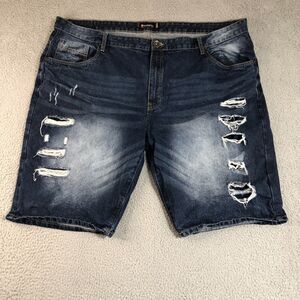 Southpole Jean Shorts Men 31 Y2K Baggy THRASHED Distressed Hip-Hop Skater Street